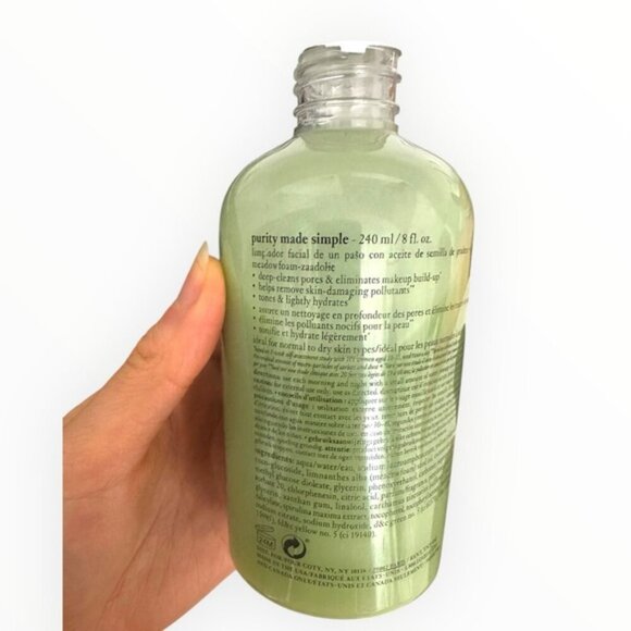 NEW SEPHORA Philosophy Purity Made Simple Cleanser Spirulina Extract FULL SIZE - Picture 6 of 7